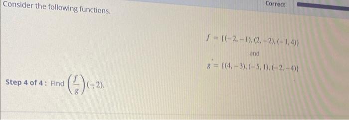 Solved Consider the following functions. | Chegg.com