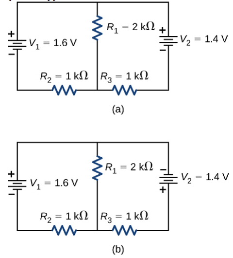 Solved: Kirchhoff's Rules Consider The Circuits Shown Below.... | Chegg.com