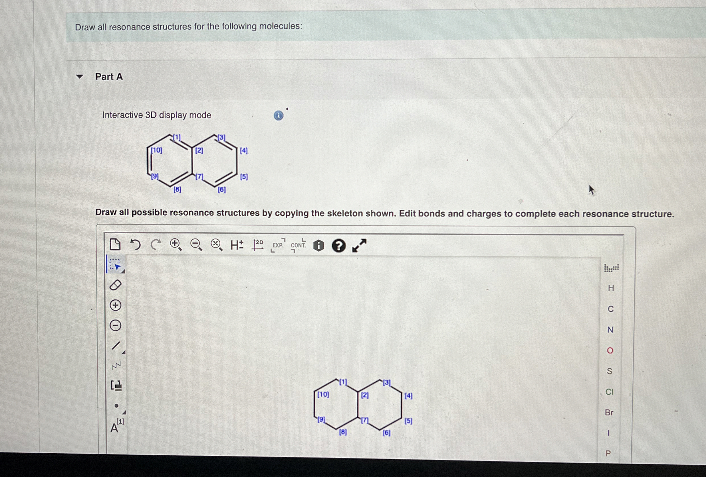 Solved Draw all resonance structures for the following | Chegg.com