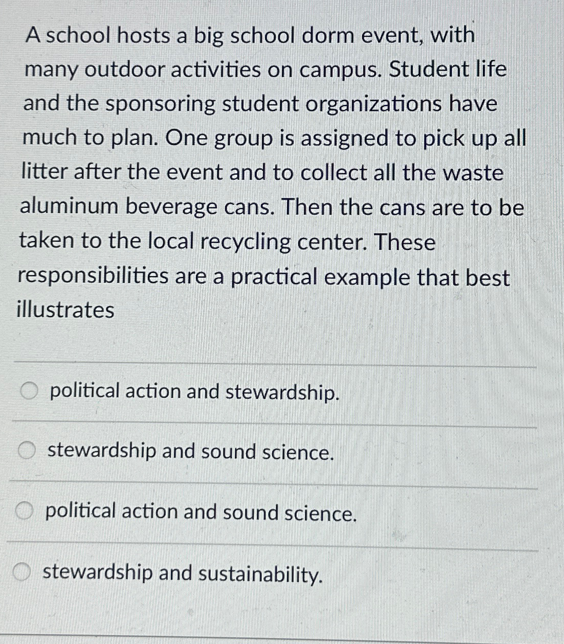 Solved A school hosts a big school dorm event, with many | Chegg.com