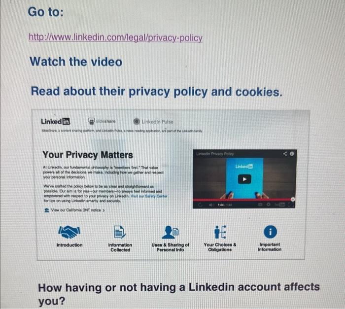 LinkedIn Privacy Policy