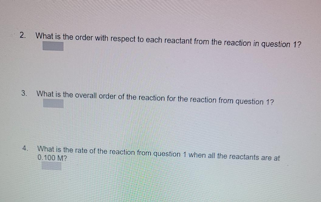 Solved POST-LAB QUESTIONS 1. Consider a reaction A + B + C | Chegg.com