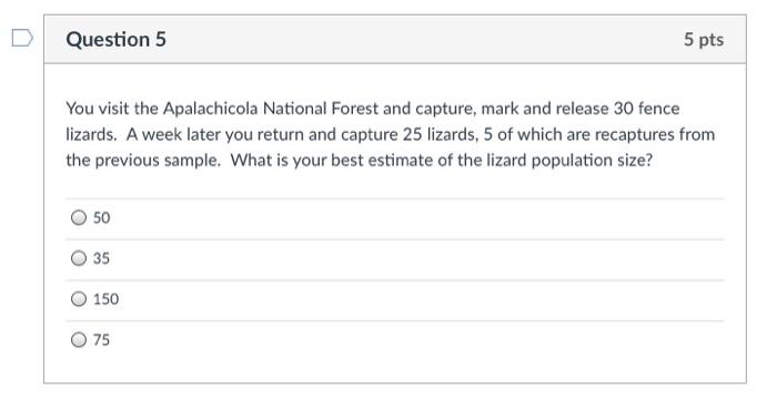 Solved Question 1 5 pts Which of the following is NOT a | Chegg.com
