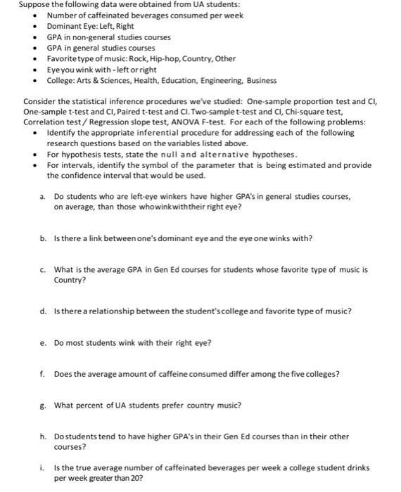 Solved Suppose the following data were obtained from UA | Chegg.com