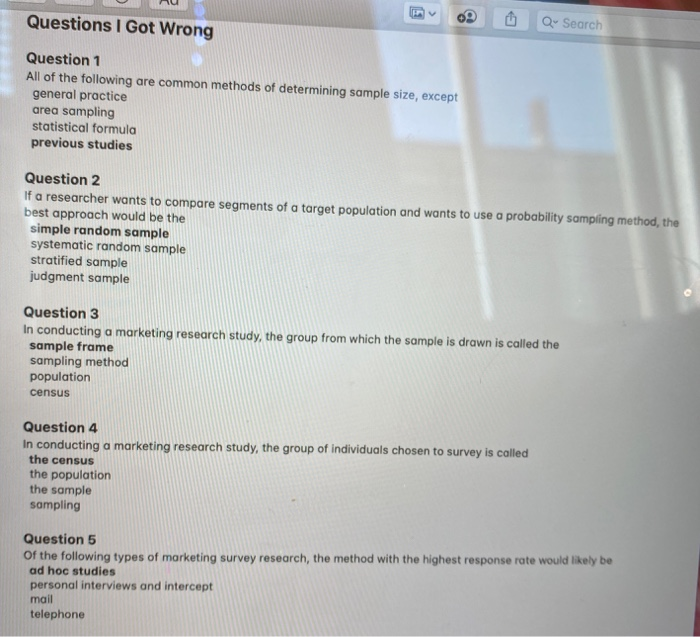 Solved please help me this questions i got wrong the ones | Chegg.com