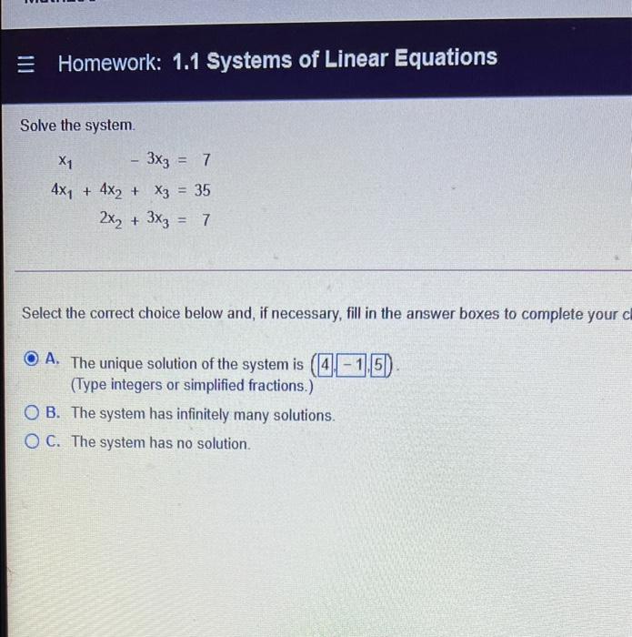 linear equations homework 1