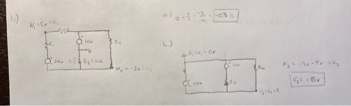 Solved Problem 1 In This Circuit The Voltage V1 At Node Chegg Com