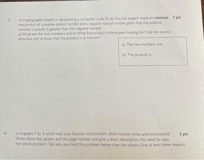 Solved 3) A cryptography expert is deciphering a computer | Chegg.com