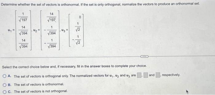 Solved Compute the quantity using the vectors u=[−12], and | Chegg.com