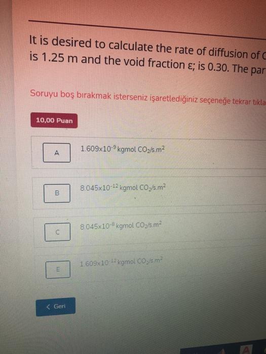Solved 8 10 it is desired to calculate the rate of diffusion chegg