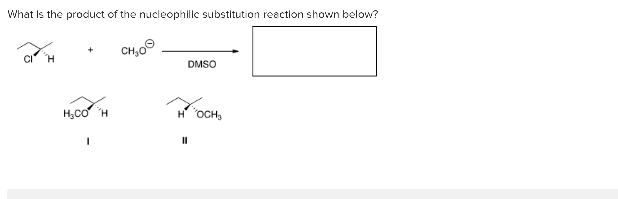 Solved What is the product of the nucleophilic substitution | Chegg.com