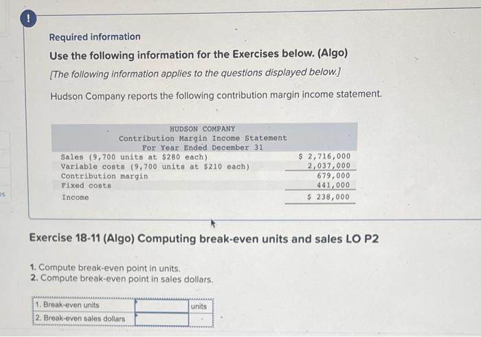 Solved Required Information Use The Following Information | Chegg.com