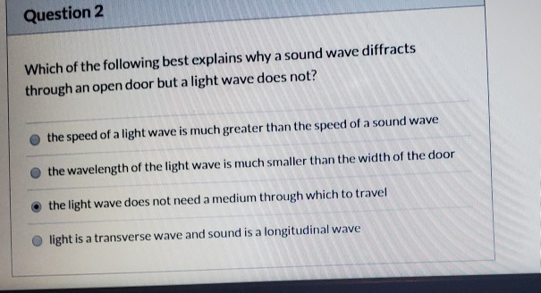 A wave that requires a medium through wave which to travel is