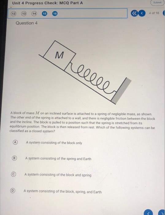 Solved unit 4 progress check mcq part a 12 13 14 15 16 4 of chegg