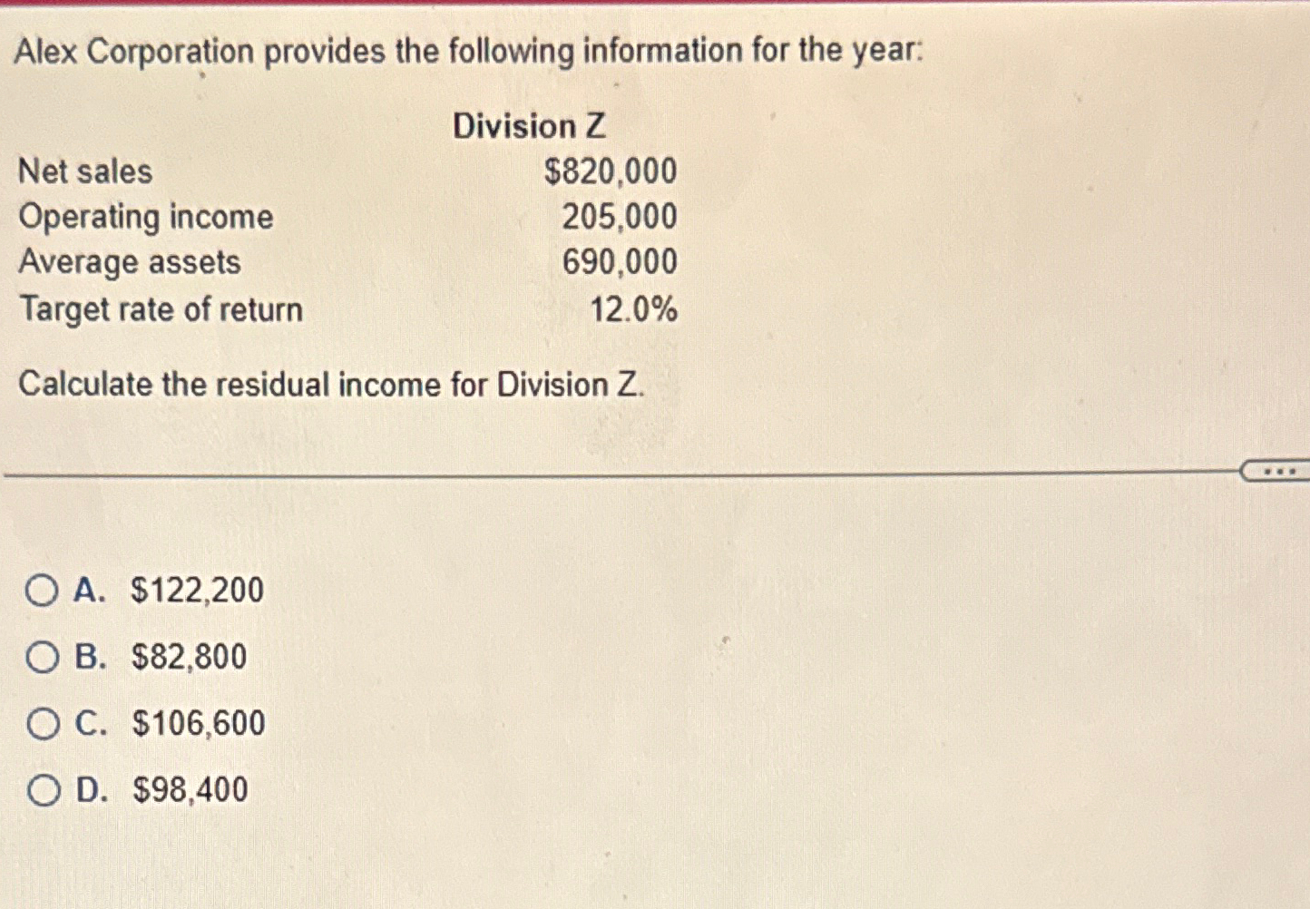 Solved Alex Corporation provides the following information | Chegg.com