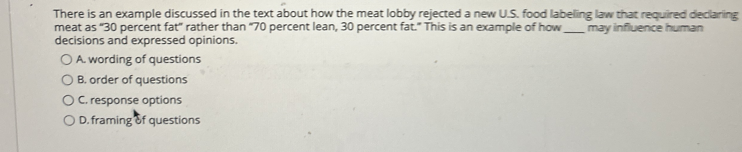 Solved There is an example discussed in the text about how