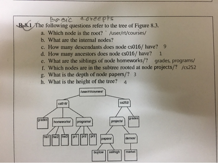 Solved Basic concepts B.8.1 The following questions refer to | Chegg.com