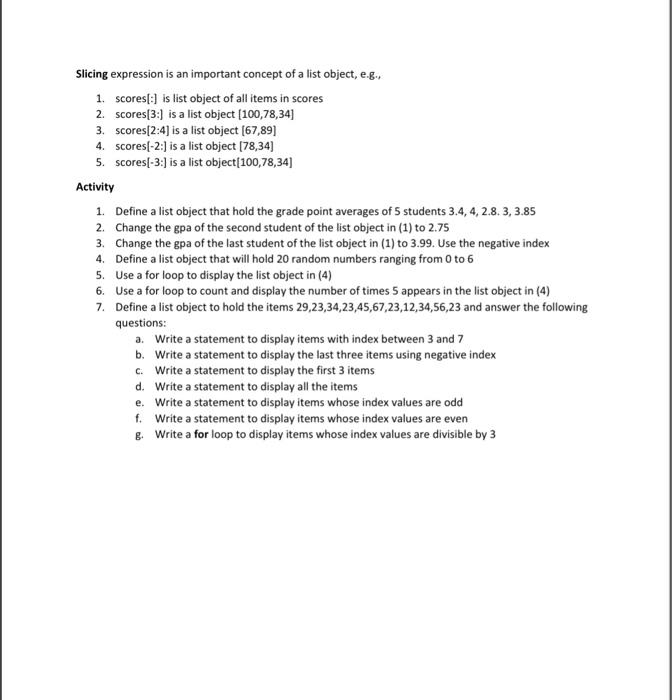 solved-a-list-is-a-very-important-data-type-in-python-a-chegg
