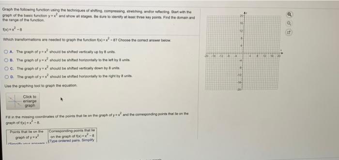 Solved Graph the following function using the techniques of | Chegg.com
