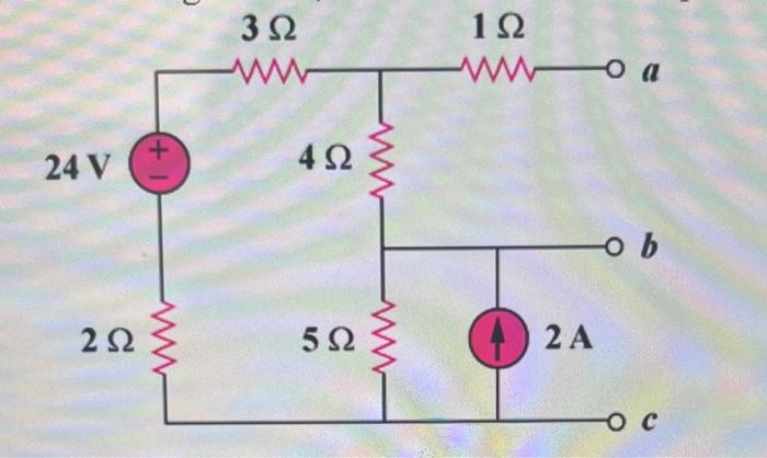 Solved For The Circuit Below Find Thevenin Equivalent From | Chegg.com