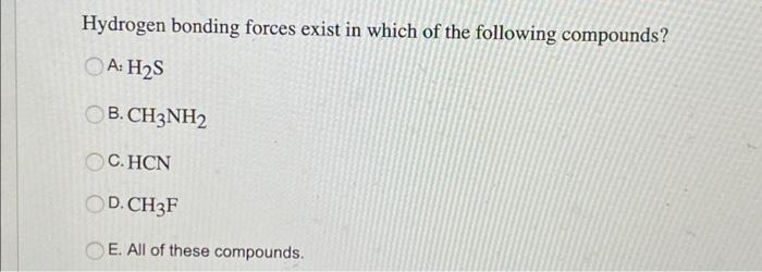 Solved Which one of the following molecules is polar O A Chegg