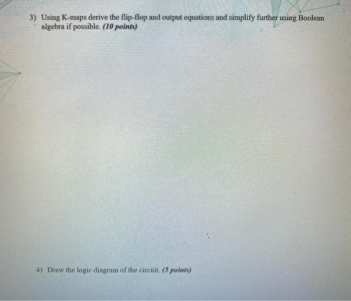 Solved QUESTION 2 (35 POINTS) Design a sequential circuit | Chegg.com