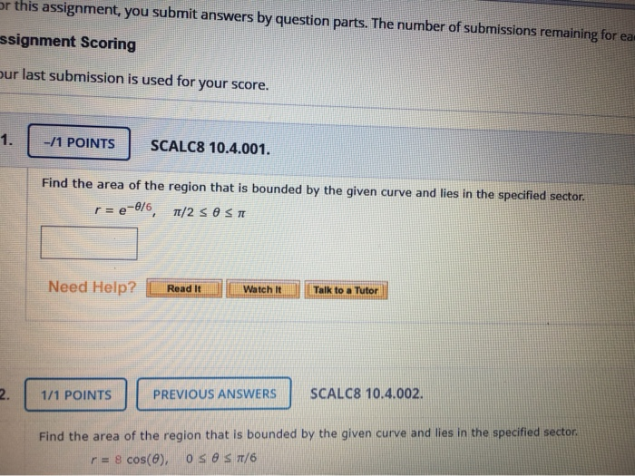 Solved or this assignment, you submit answers by question | Chegg.com