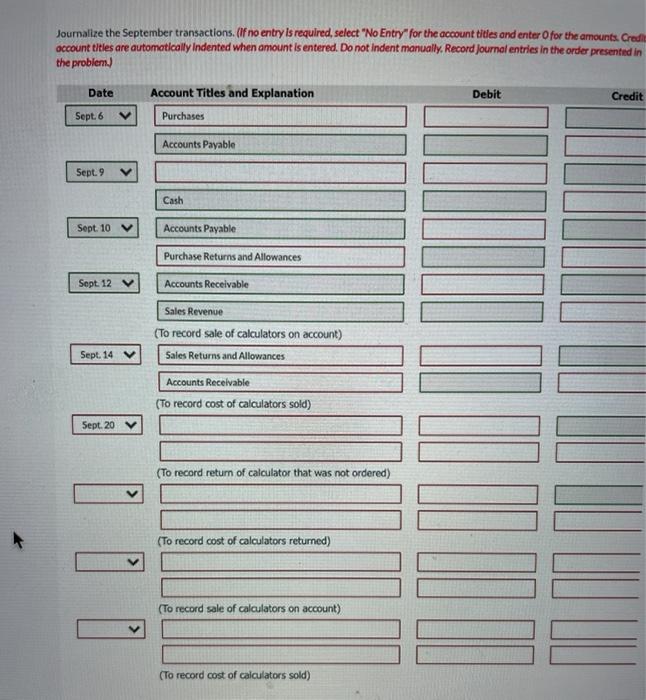 Solved Assume that on September 1, Office Depot had an