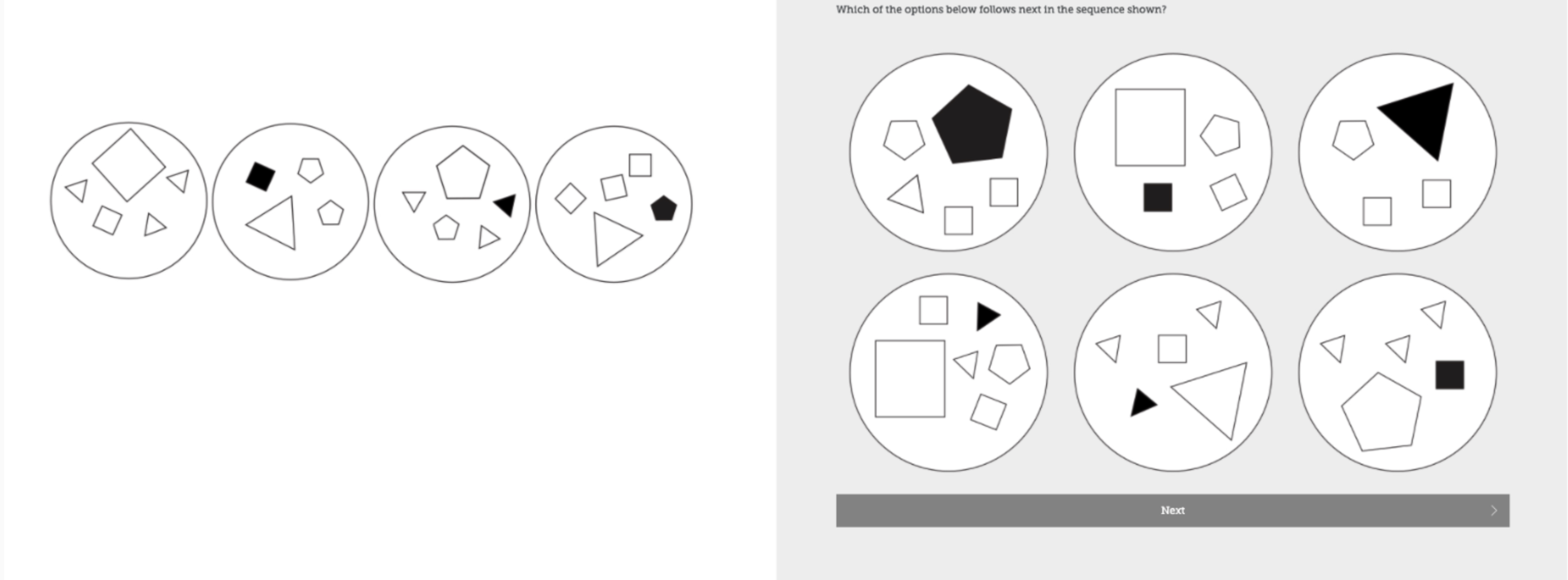 I need a help trying to figure out the next pattern | Chegg.com