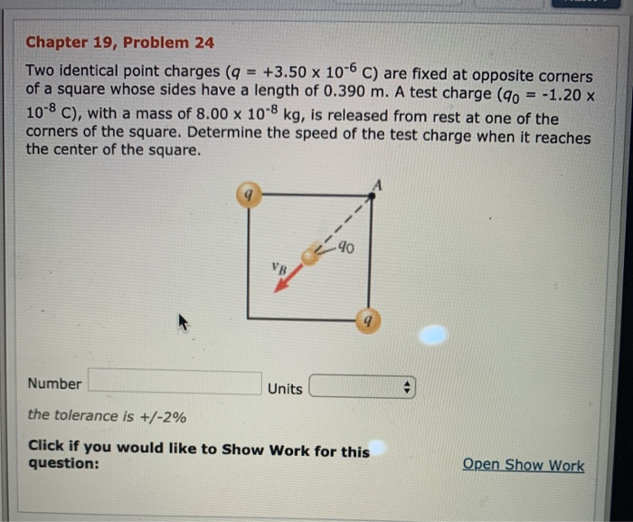 Solved Chapter 19, Problem 24 Two Identical Point Charges (q | Chegg.com