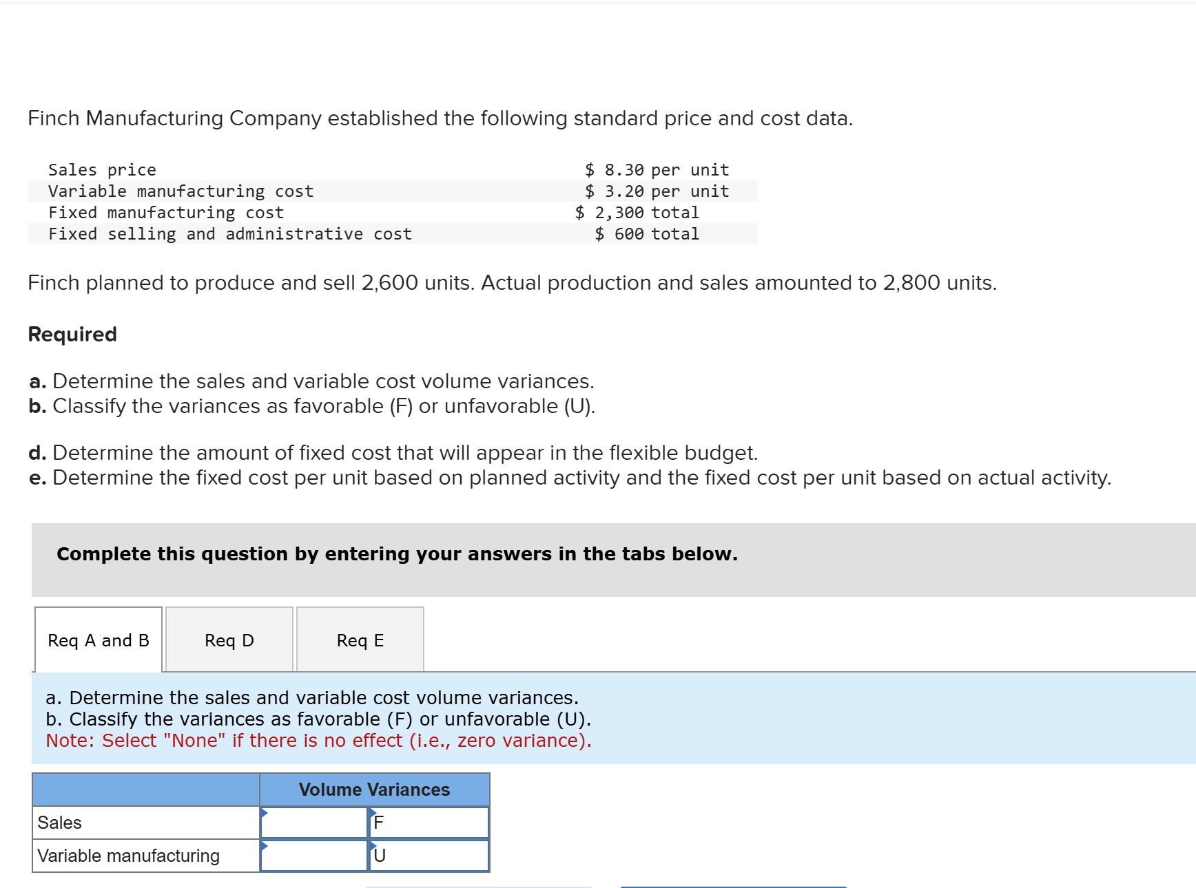 Solved Please solve Req A and B, ﻿Req D, ﻿and Req E. ﻿Thank | Chegg.com