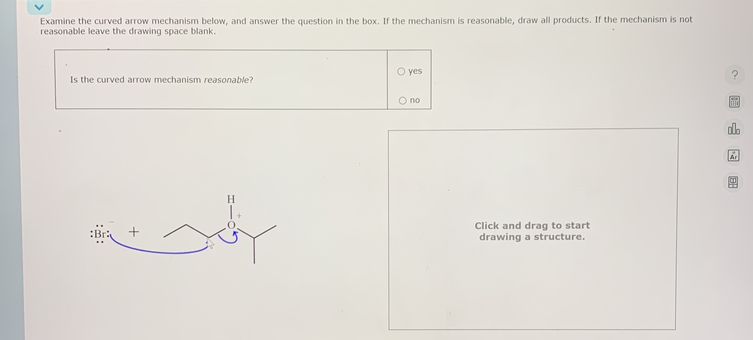 Solved Examine the curved arrow mechanism below, and answer