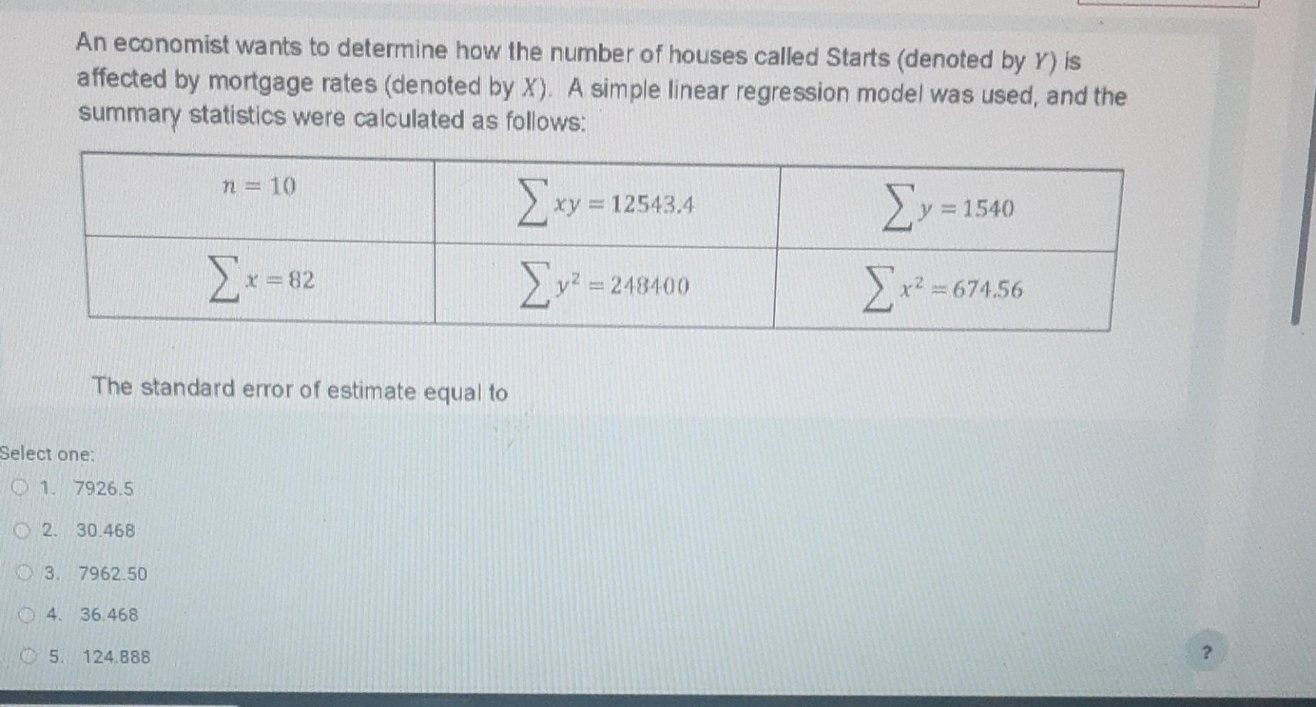 Solved An economist wants to determine how the number of | Chegg.com