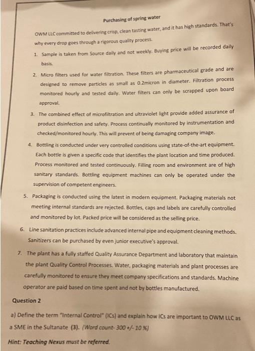please answer questions A,B,C using the case study.