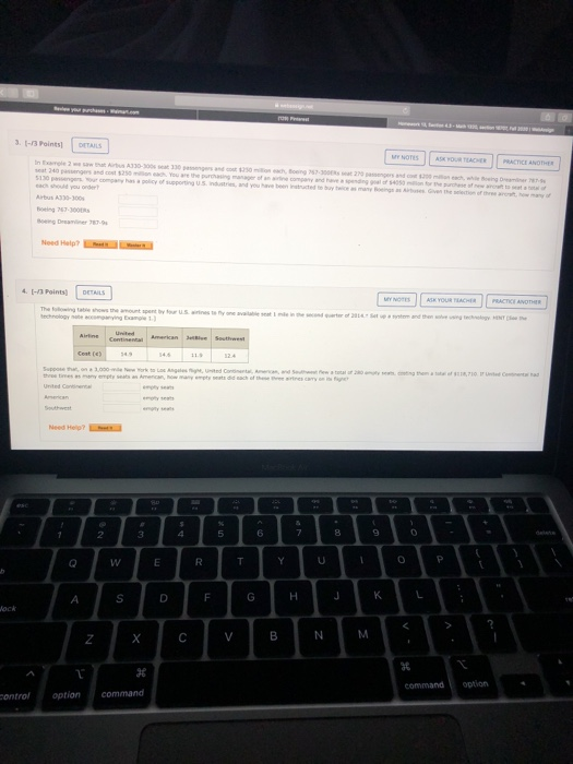 Solved 3. (-/3 Points DETAILS In Example 2 we saw that | Chegg.com