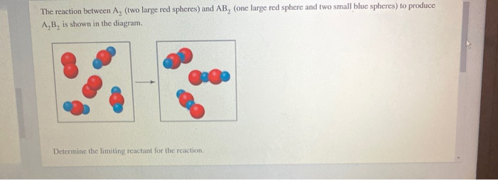 solved-the-reaction-between-a-two-large-red-spheres-and-chegg