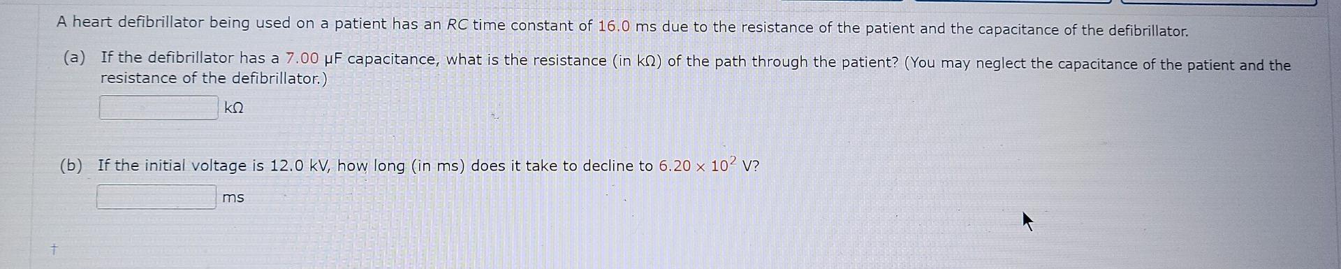 Solved The figure below shows how a bleeder resistor (R = | Chegg.com