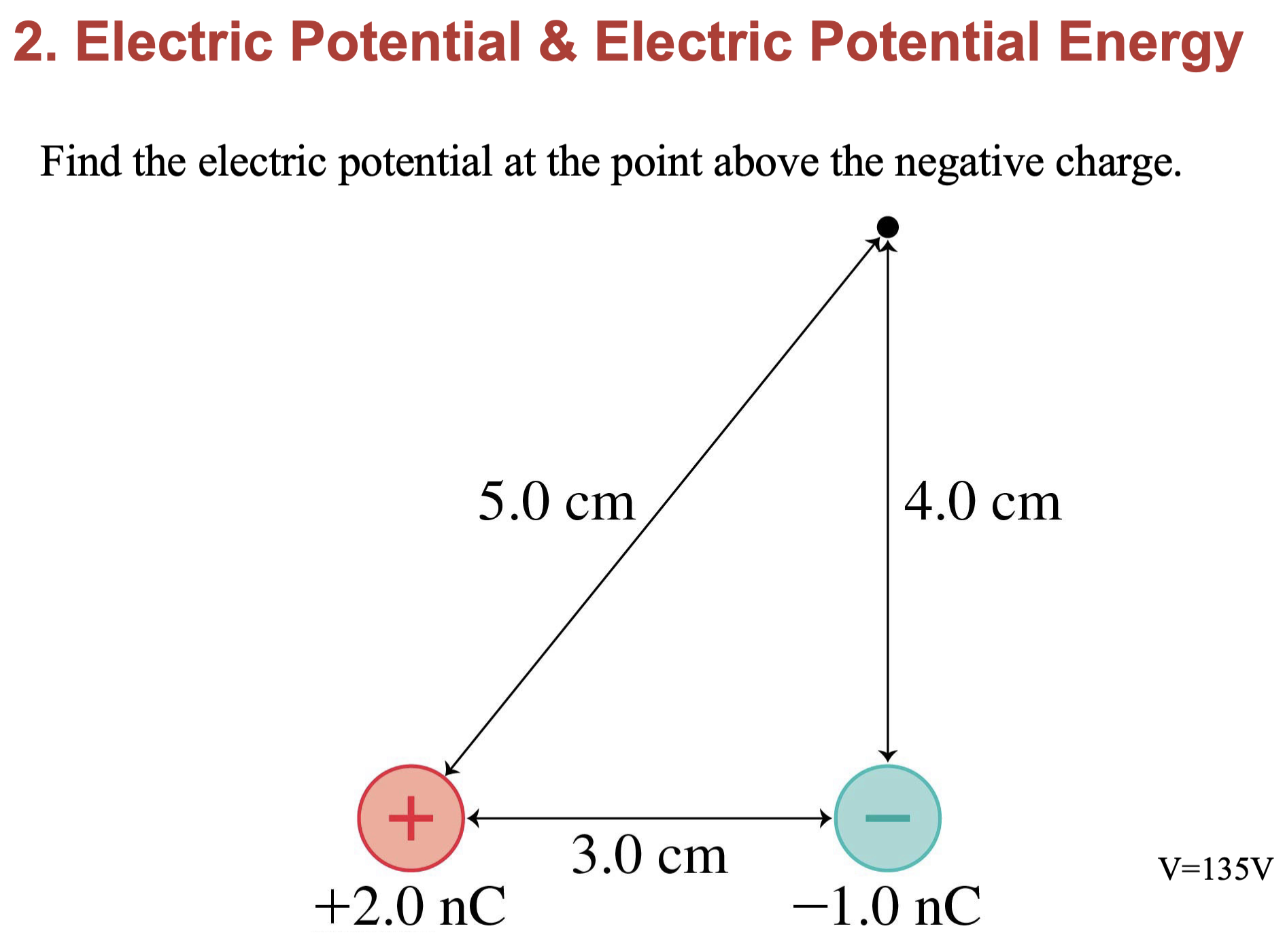 Solved Electric Potential & Electric Potential EnergyFind | Chegg.com