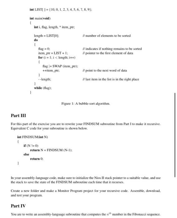 Laboratory Exercise 3 Subroutines and Stacks This | Chegg.com