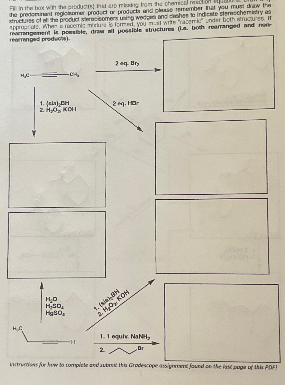 Solved Fill in the box with the product(s) ﻿that are missing | Chegg.com
