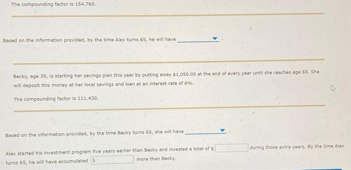 Solved Understanding the Impact of Compounding There are | Chegg.com