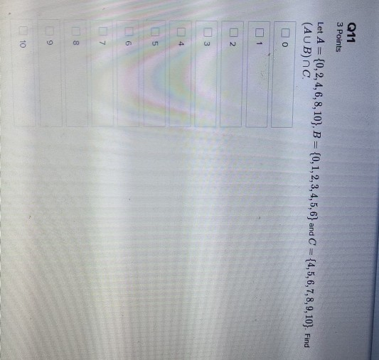 Solved Q7 6 Points For each of the following sets of Python | Chegg.com