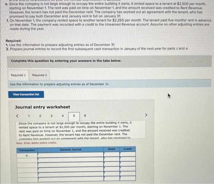 Solved The Information To Prepare Adjusting Entries As Of | Chegg.com