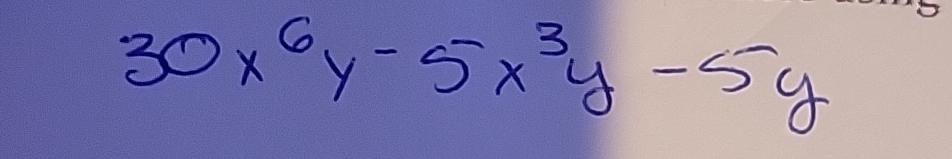 5 x minus 6 y = 30