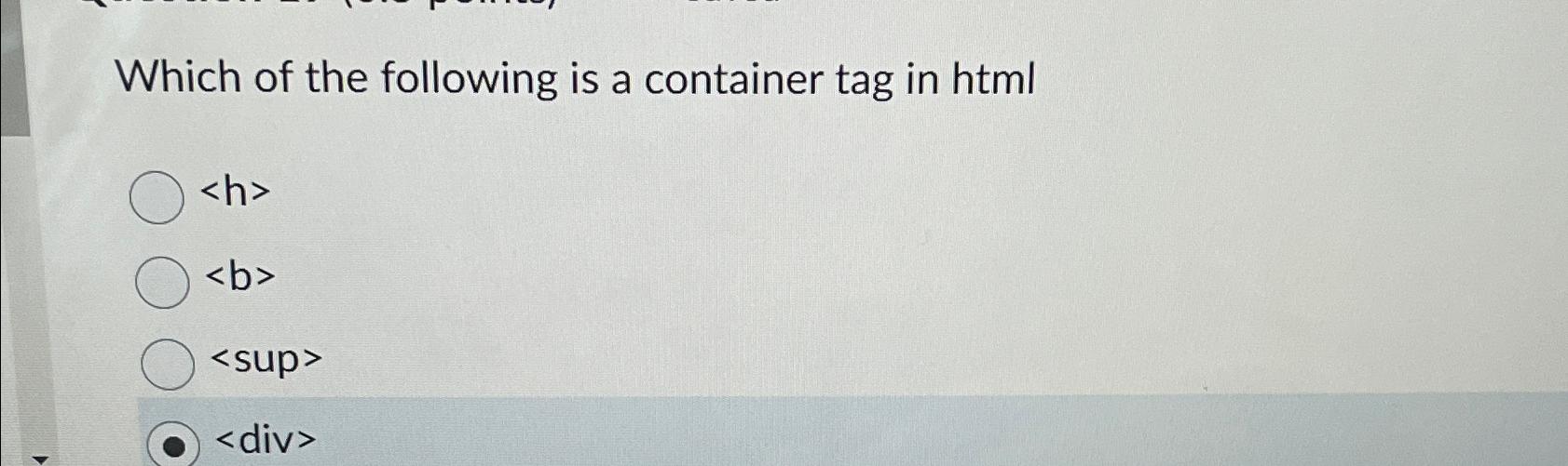 What is container deals tag