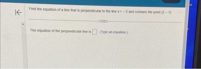 how to find equation of a line perpendicular to a line