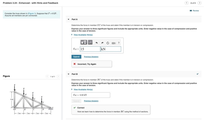Solved Problem 3.24 - Enhanced - with Hints and Feedback of | Chegg.com