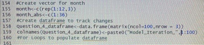Solved In RStudio create a for loops that fills tracks 100 | Chegg.com