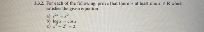 Solved only c is needed. this is an intro to real analysis | Chegg.com