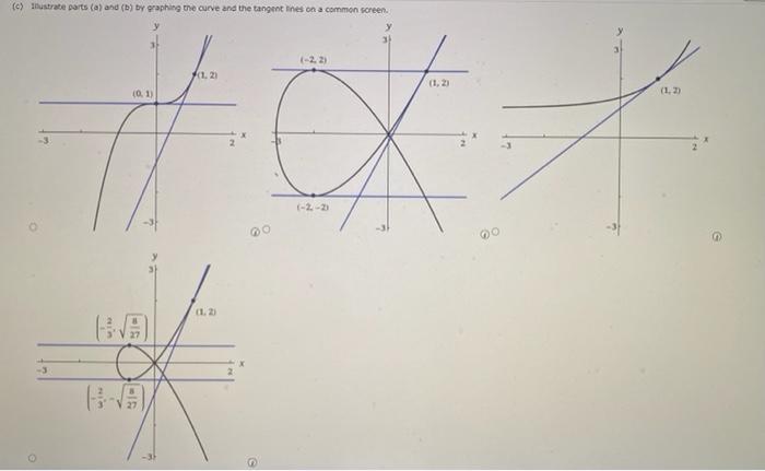 Solved A graphing calculator is recommended. (a) The curve | Chegg.com